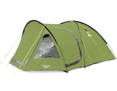 Vango Apollo 500 Family Tent for 5 People with Large Porch Living Area