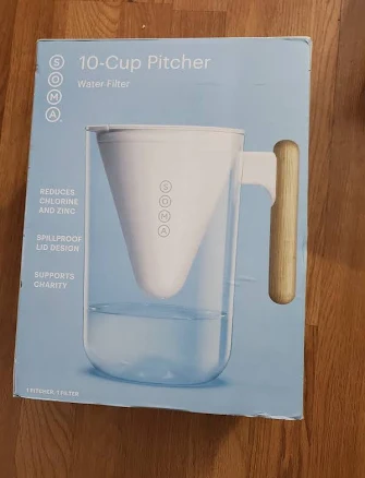 Soma 10-Cup Water Filter Pitcher