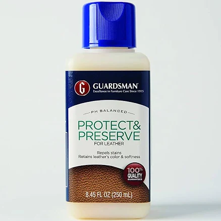 Guardsman Protect & Preserve for Leather 8.4 oz Repels Stains, Retains Color and Softness