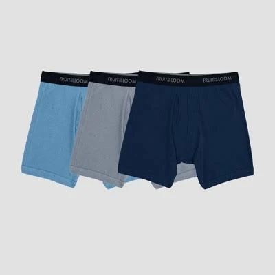 Fruit of the Loom Men's 3 Pack Breathable Mesh Boxer Briefs