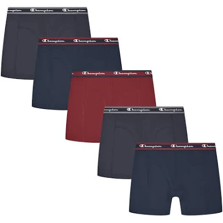 Champion Men's Wear360 Moisture-Wicking Articulated Shaping Boxer Briefs (5