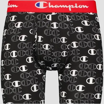 Champion Men's Lightweight & Breathable Stretch Boxer Brief