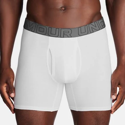 Men's Under Armour Charged Cotton 6-inch Novelty Boxerjock 3-Pack