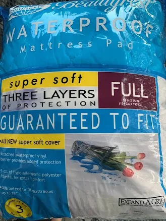 Waterproof Mattress Pad Full Simmons Beautyrest