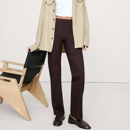 Banana Republic Women's Fitted Everywhere Ponte Ankle Pants