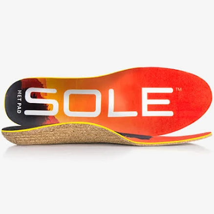 SOLE Performance Medium Cork Shoe Insoles with Metatarsal Pads