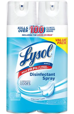 Lysol Crisp Linen Disinfectant Spray