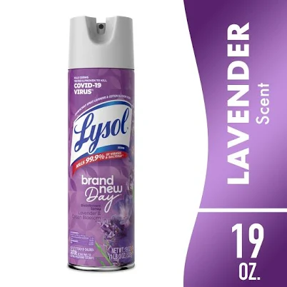 Lysol Disinfectant Spray Lavender & Cotton Blossom 19 oz.