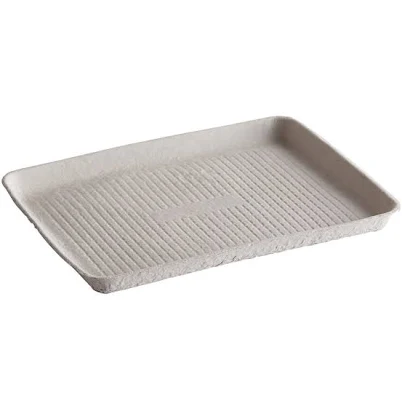 Chinet StrongHolder Molded Fiber Food Trays 9 x 12 x 1