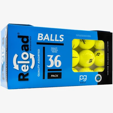 Golf Gear Mint-Grade Bridgestone Yellow Mix Golf Balls