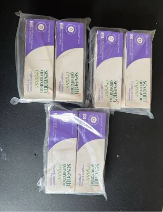 Seventh Generation Tampons Super Non-Applicator Organic Cotton 120count