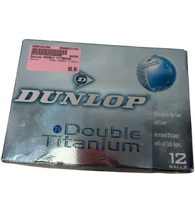 New Dunlop Double Titanium 12 Pack - Golf Balls