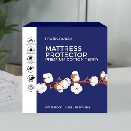 Protect-A-Bed Premium Fitted Waterproof Mattress Protector