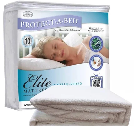 PROTECT-A-BED ELITE FITTED WATERPROOF MATTRESS PROTECTOR
