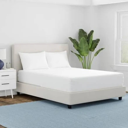 Allerease Waterproof Mattress Protector Queen Size Allergen Barrier Zippered Knit Cover
