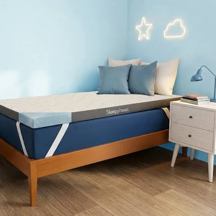 Sleepyhead 3 Copper-Infused Memory Foam Mattress Topper with Washable Cover