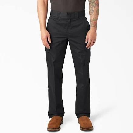 Dickies Men's Relaxed Fit Straight Leg Cargo Work Pants