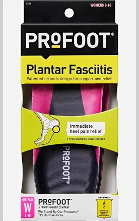 Profoot Plantar Fasciitis Insoles for Women