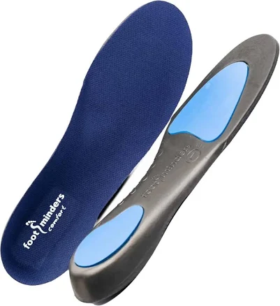Footminders Comfort Orthotic Arch Support Insoles for Sport Shoes and Work Boots (Pair)
