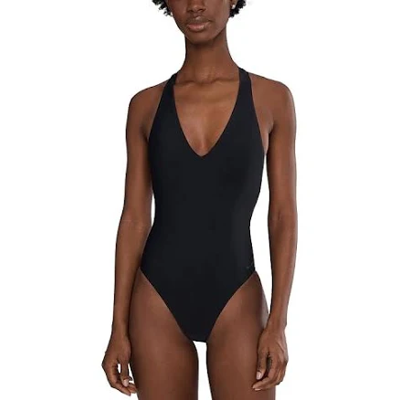 Nike Women's Hydralock Luxe V-Neck One Piece Swimsuit