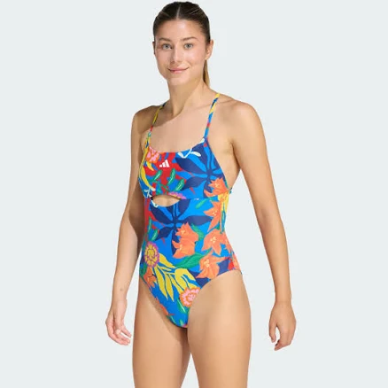 adidas Women's Mexicana Florals Tie-Back Swimsuit