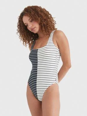 Tommy Hilfiger Women's Striped One-Piece Swimsuit