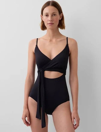 Gap Women's Cutout Wrap One-Piece Swimsuit