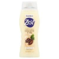 Zest Body Wash Creamy Cocoa Butter Shea