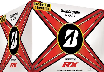 Bridgestone Tour B RX Quadfecta Golf Balls