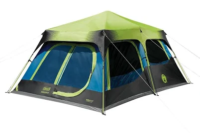 Coleman 10-Person Dark Room Instant Cabin Tent with Rainfly