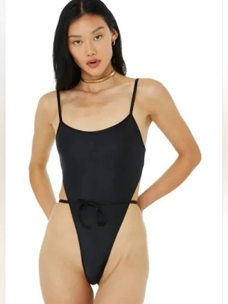 Alo Yoga Swim Alo X Frankies Cheeky One Piece Bathing Suit. Nwots. Small