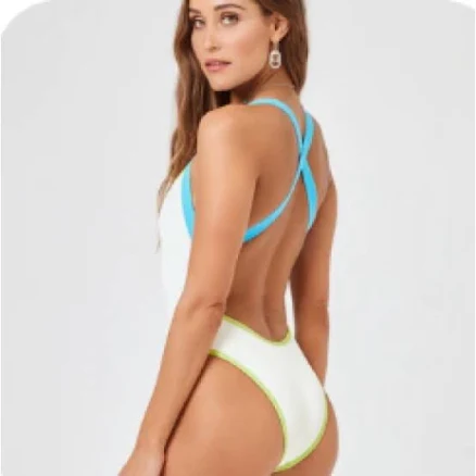 L*Space Swim L*Space Ribbed Baewatch One Piece Swimsuit