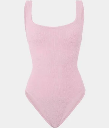 Hunza G Square Neck One Piece Swimsuit