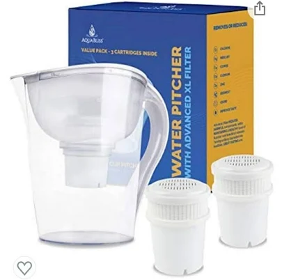 Aquabliss 10-cup Water Filter Pitcher Cartridge - 3 Pack (fwpc3)