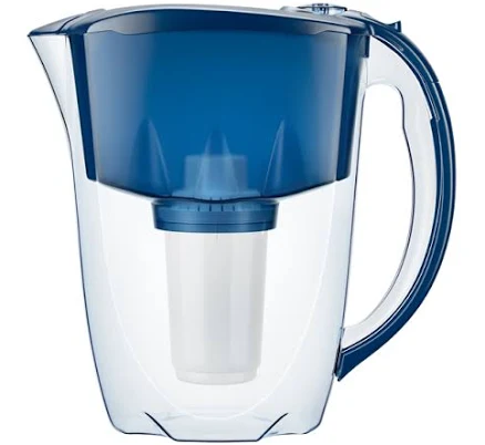 Aquaphor Prestige Water Filter Pitcher - Spacious and Efficient Dark Blue