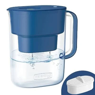 Waterdrop 200-Gallon Long-Life 10-Cup Large Water Filter Pitcher