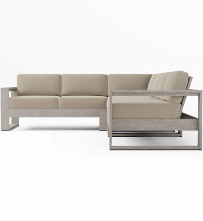 West Elm Outdoor Portside 4 Piece Sectional Cushion Cover