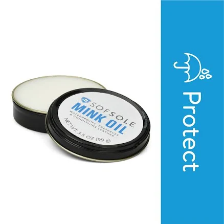 Sof Sole Mink Oil Leather Shoe Protectant and Conditioner