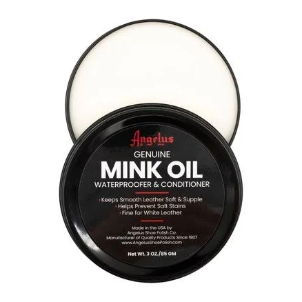 Angelus Mink Oil Paste Leather Waterproofer and Contitioner 3 oz